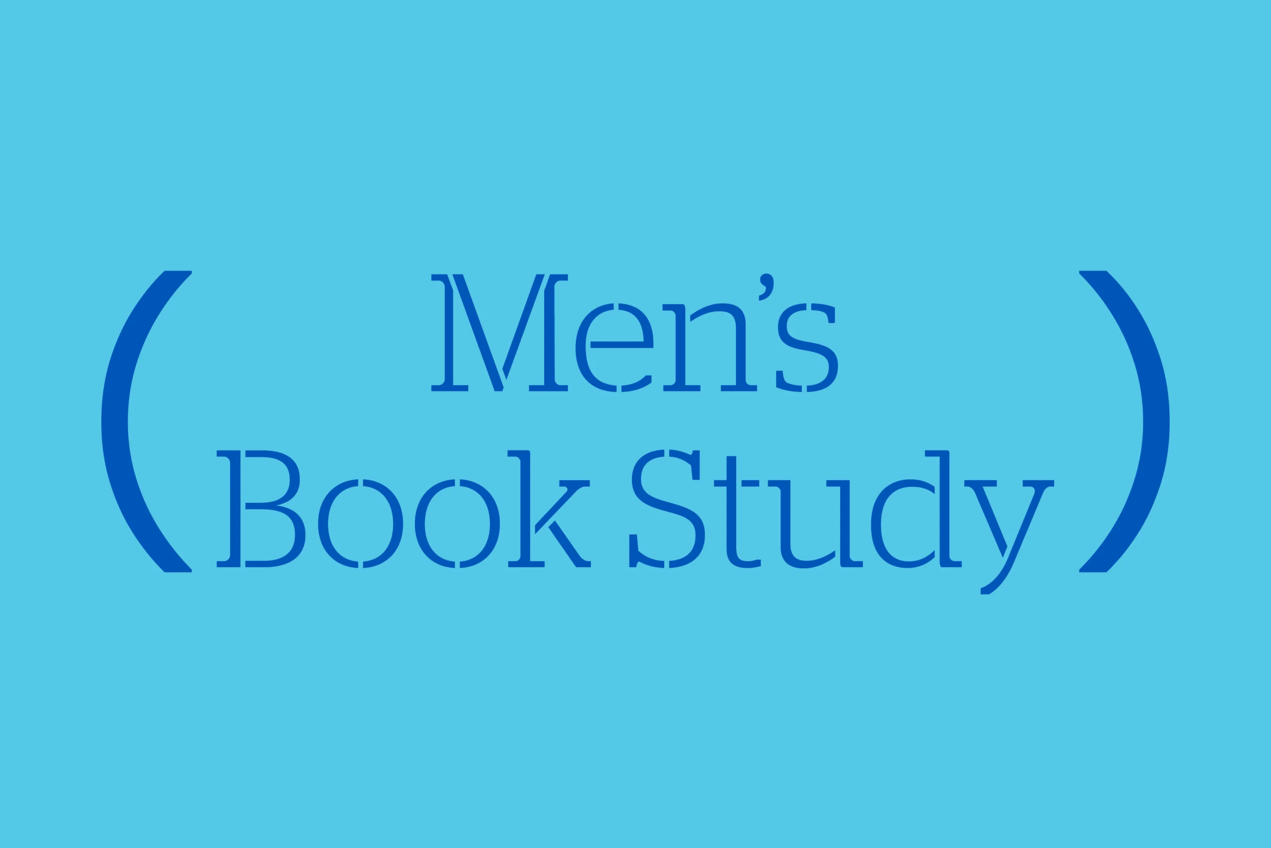 Small Group Images_Men’s Book Study