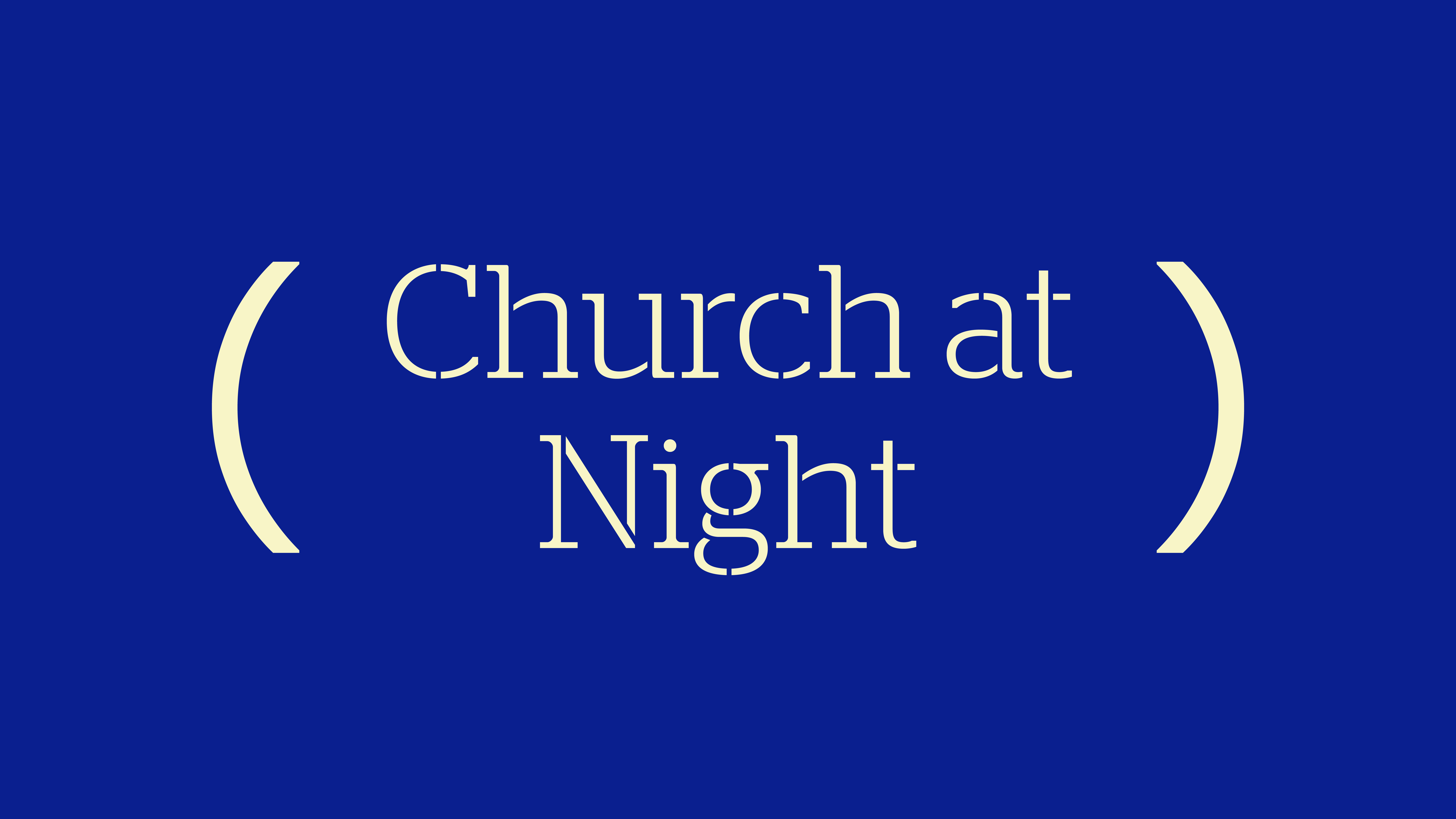 Church at Night